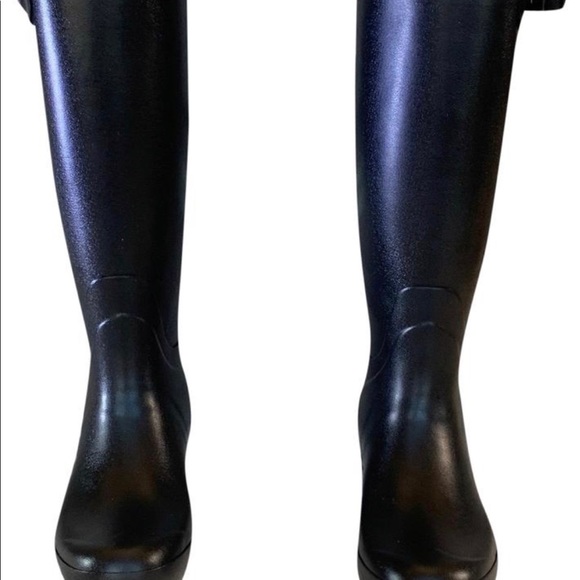 NWT Hunter Boots Sz5, black, fit like a 6 - Picture 2 of 7